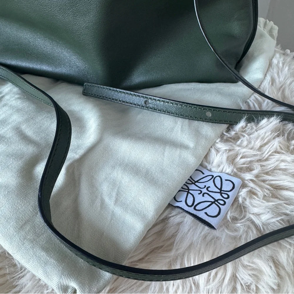 SOLD Loewe Flamenco, Green/ Vintage Khaki - Picture 14 of 14